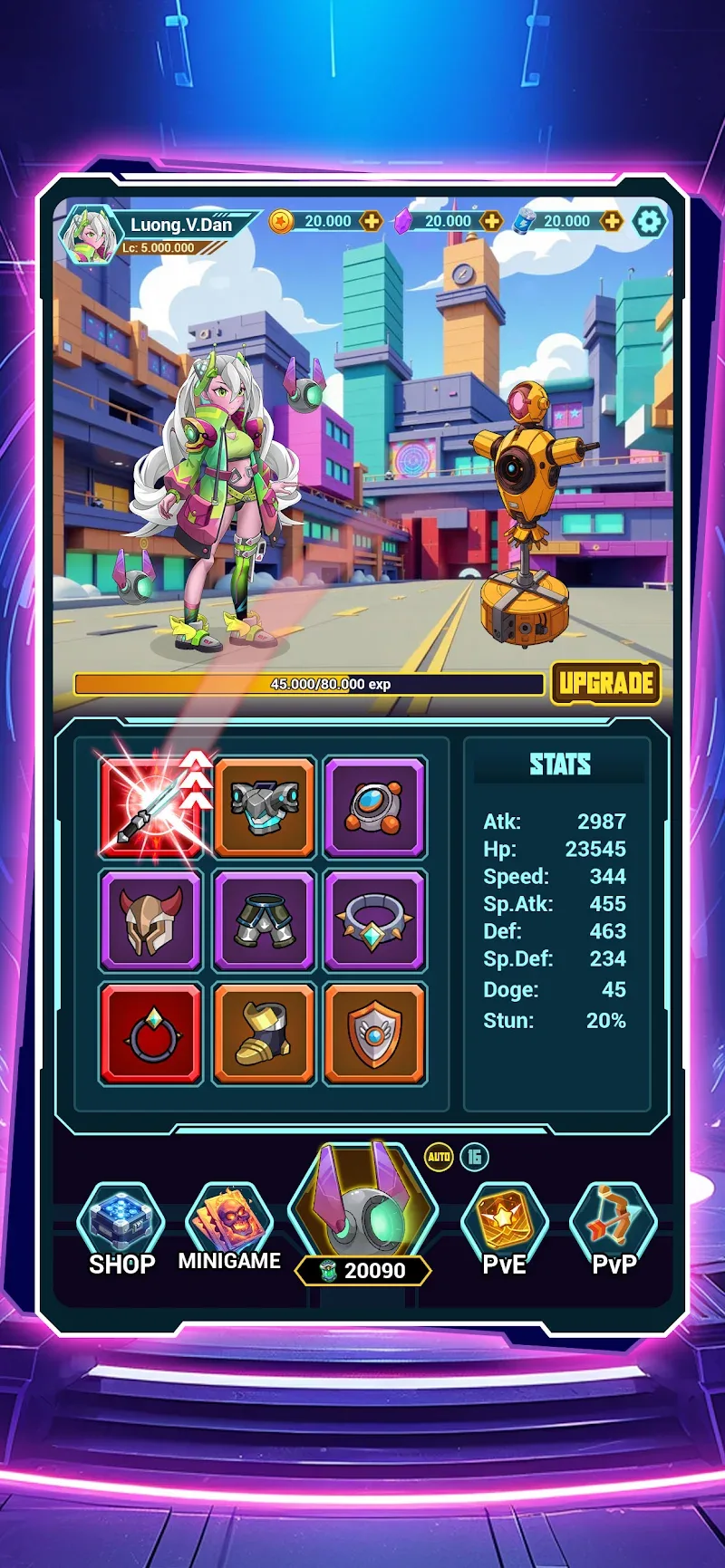 Idle Cyber Clash screenshot 3