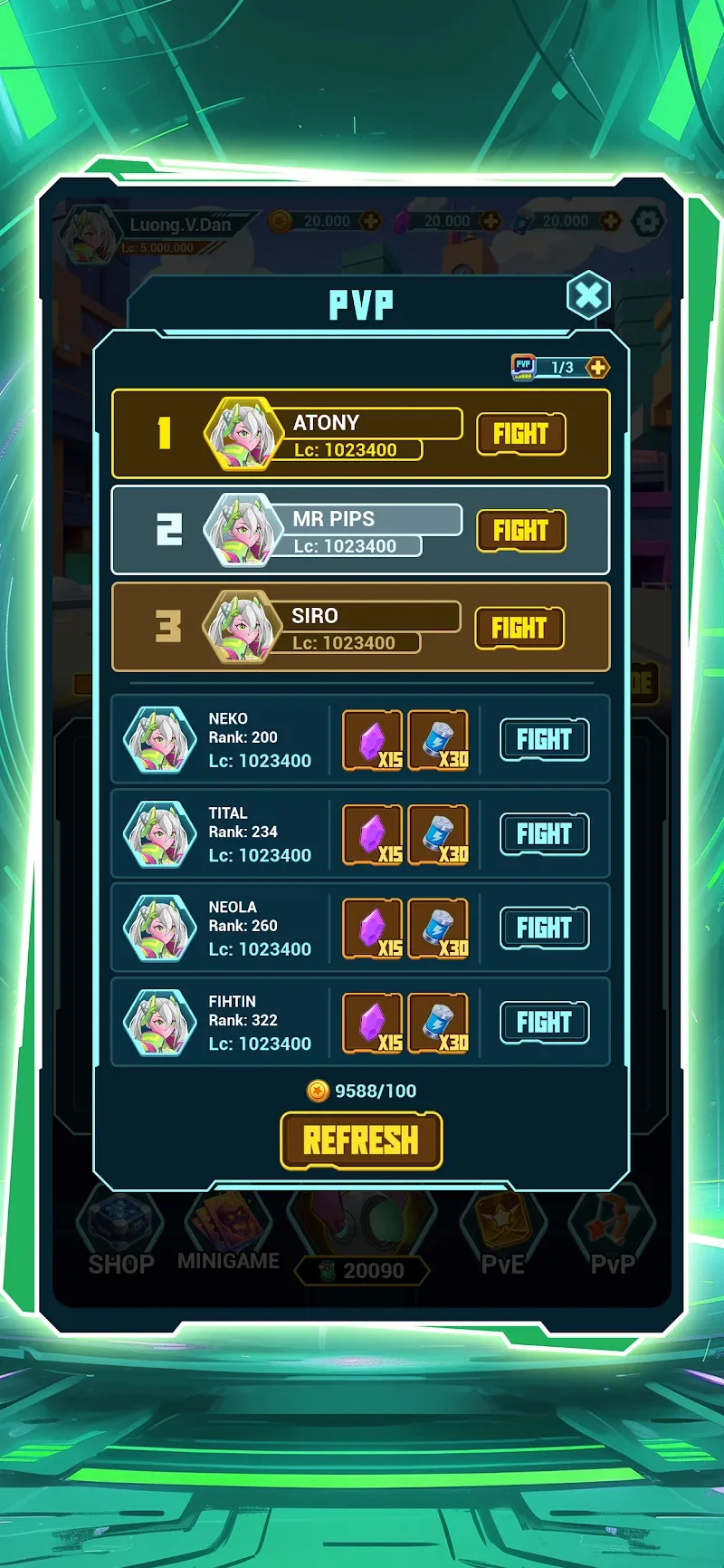 Idle Cyber Clash screenshot 6