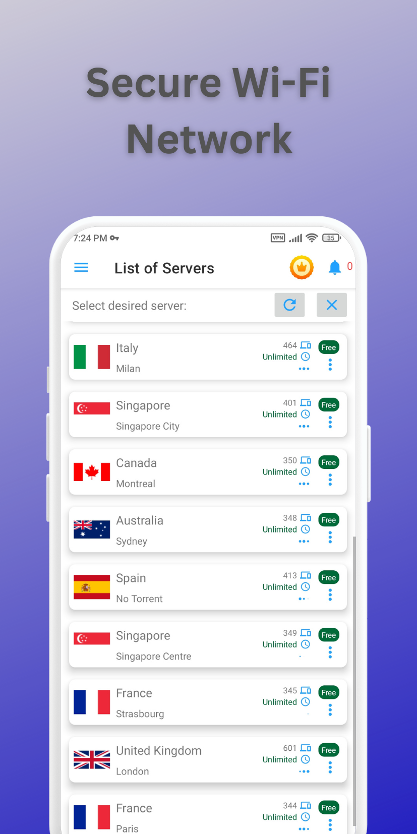 InsideVPN: Premium VPN Proxy screenshot 2