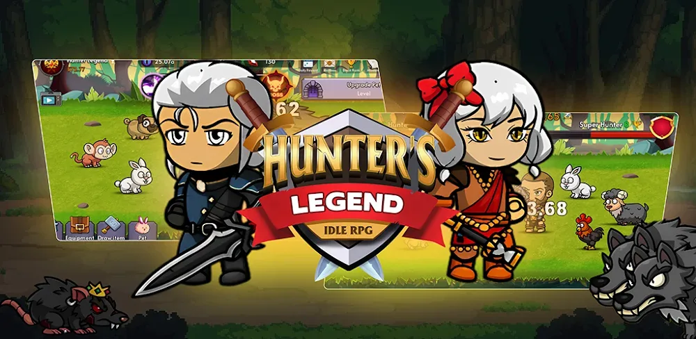 Hunter's Legend Idle RPG screenshot 1
