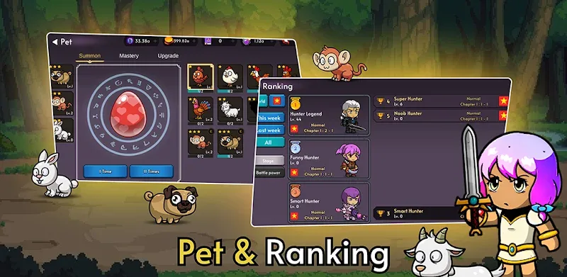 Hunter's Legend Idle RPG screenshot 5
