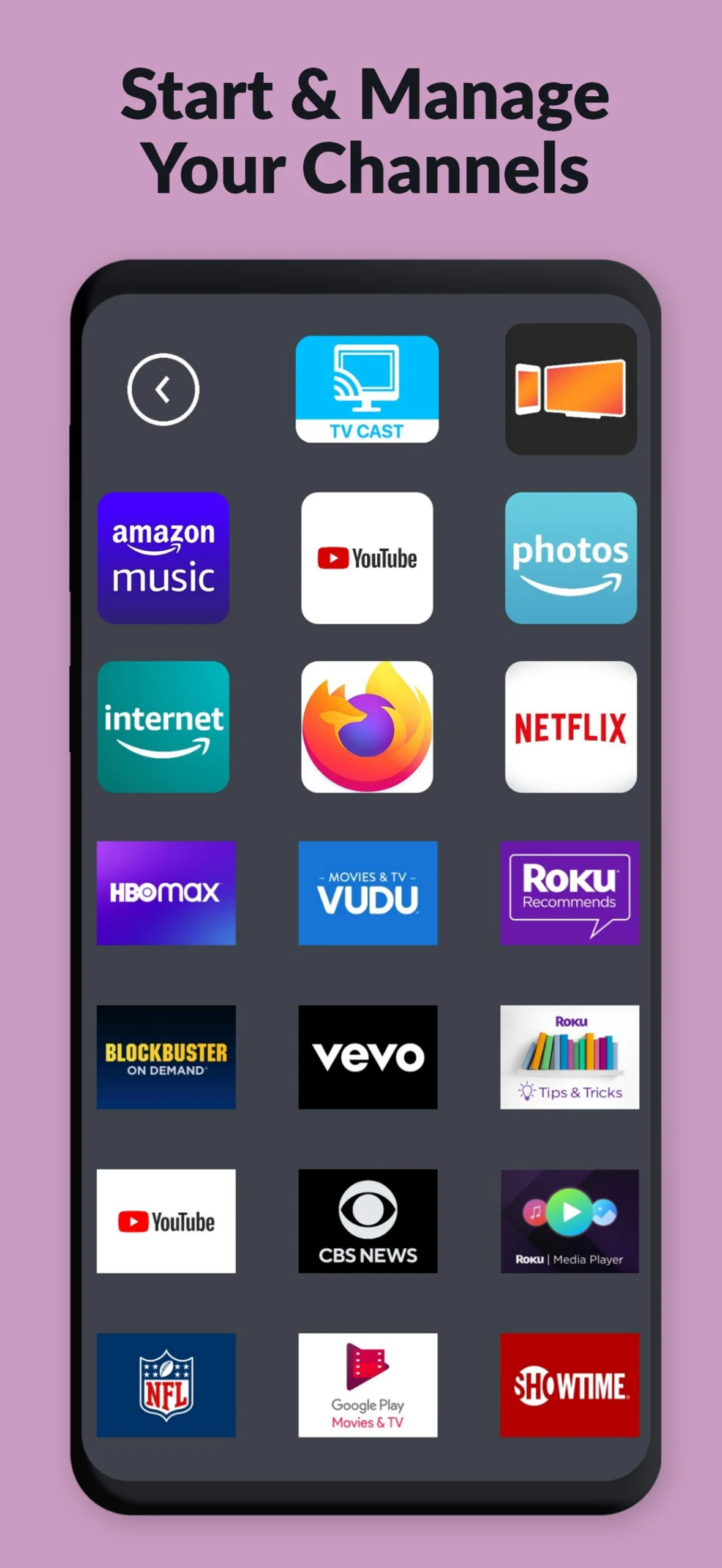 Remote + LG, Roku, Fire TV screenshot 2