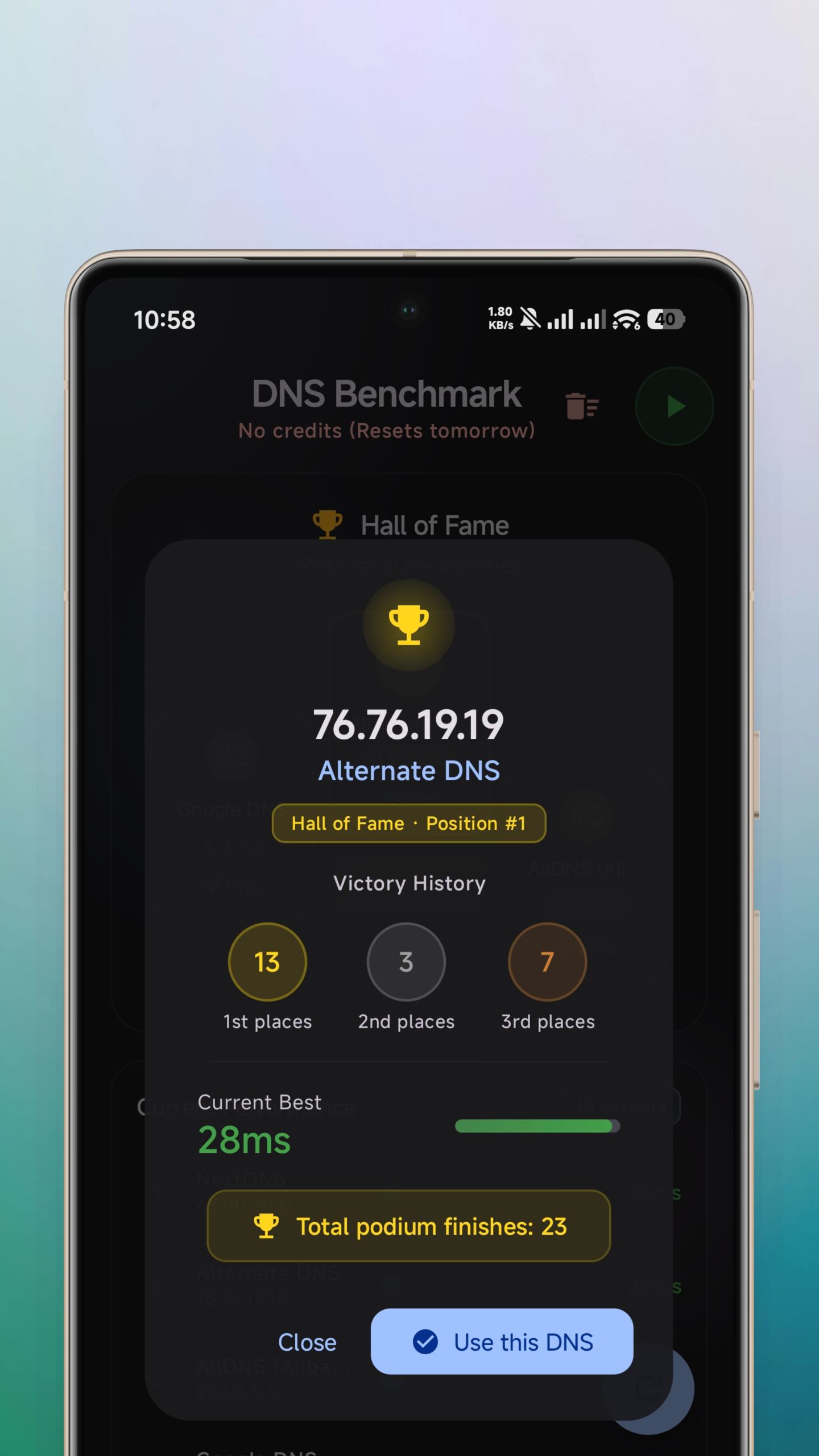 FlameDNS - DNS Changer screenshot 3