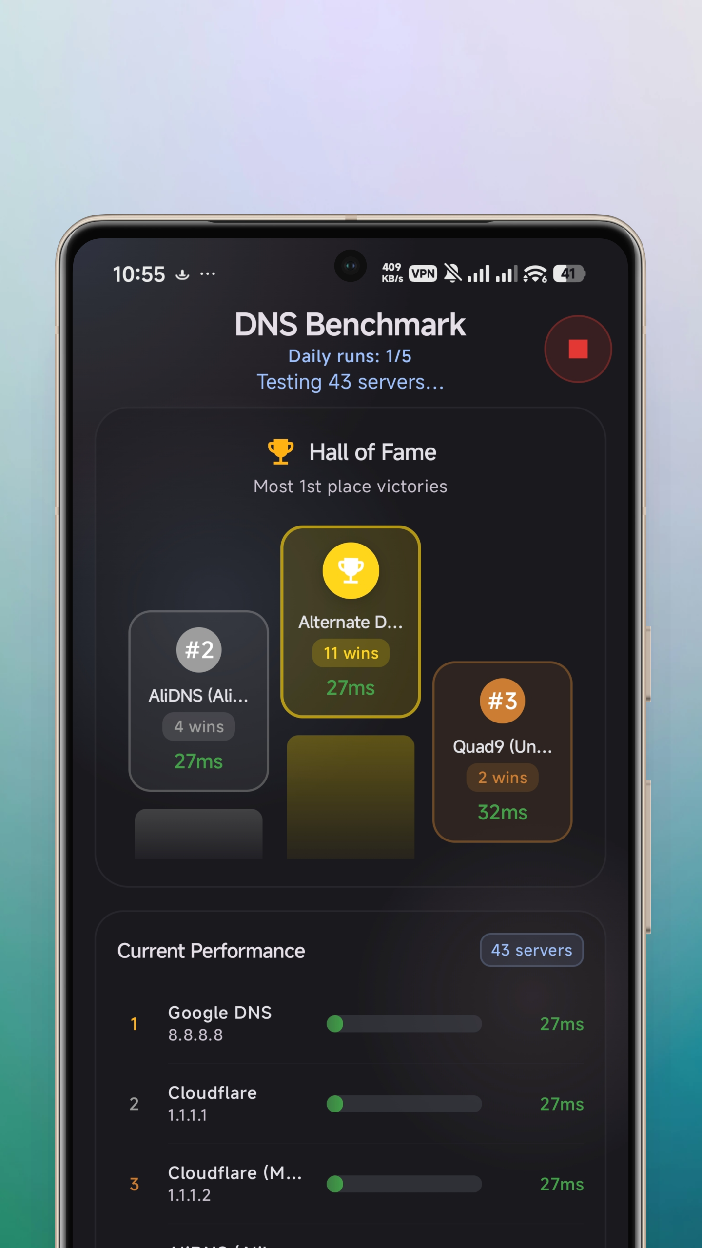 FlameDNS - DNS Changer screenshot 2