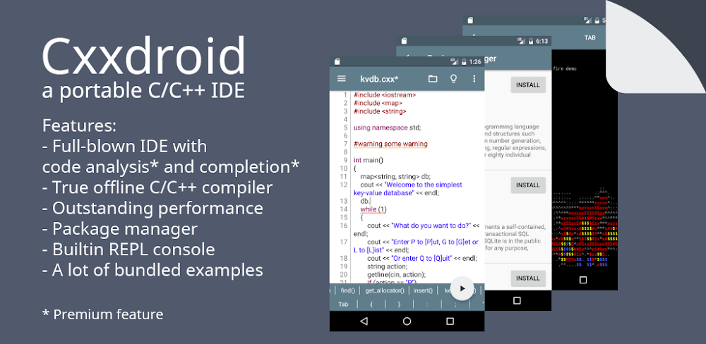 Cxxdroid screenshot 1