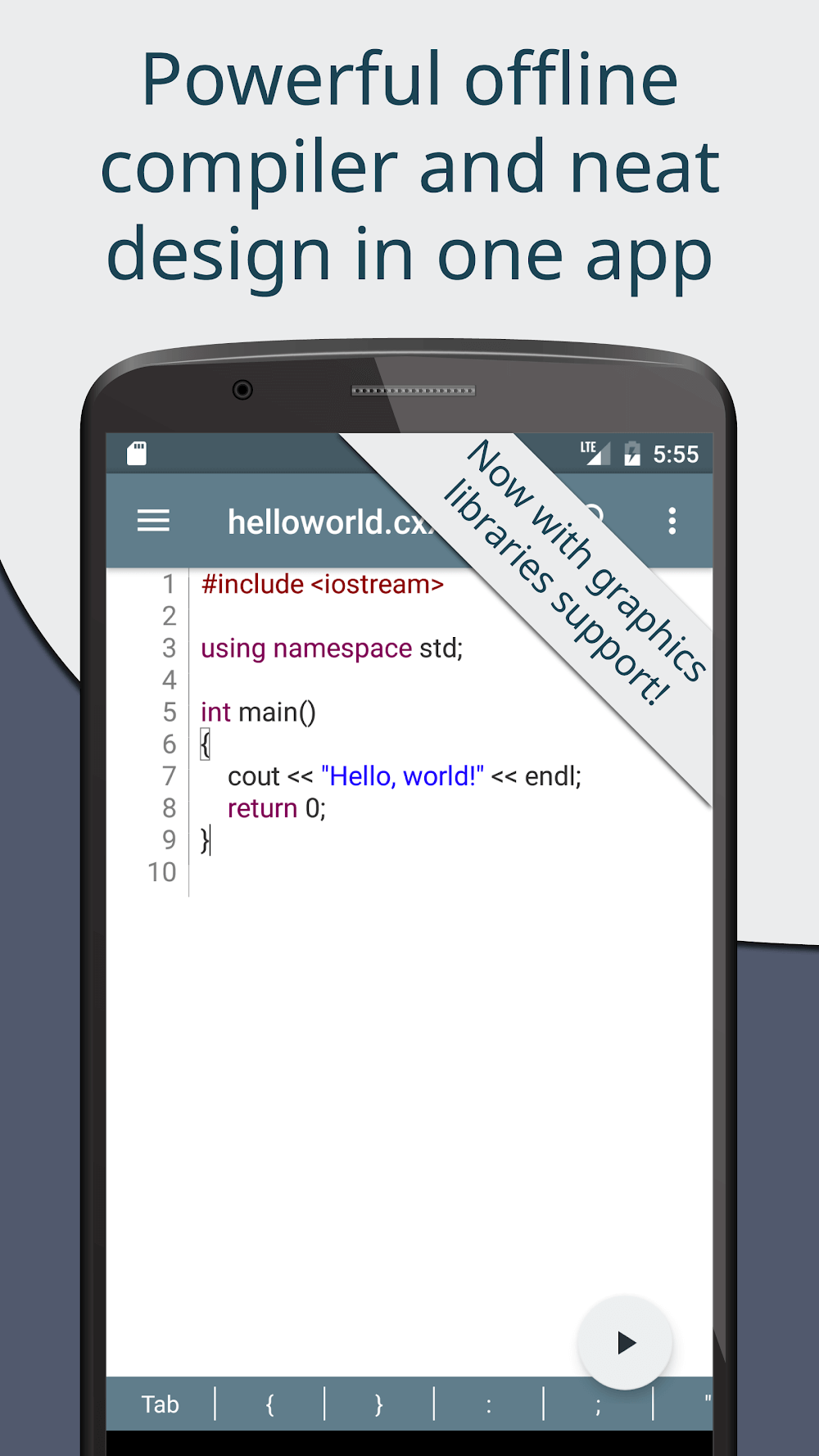 Cxxdroid screenshot 2