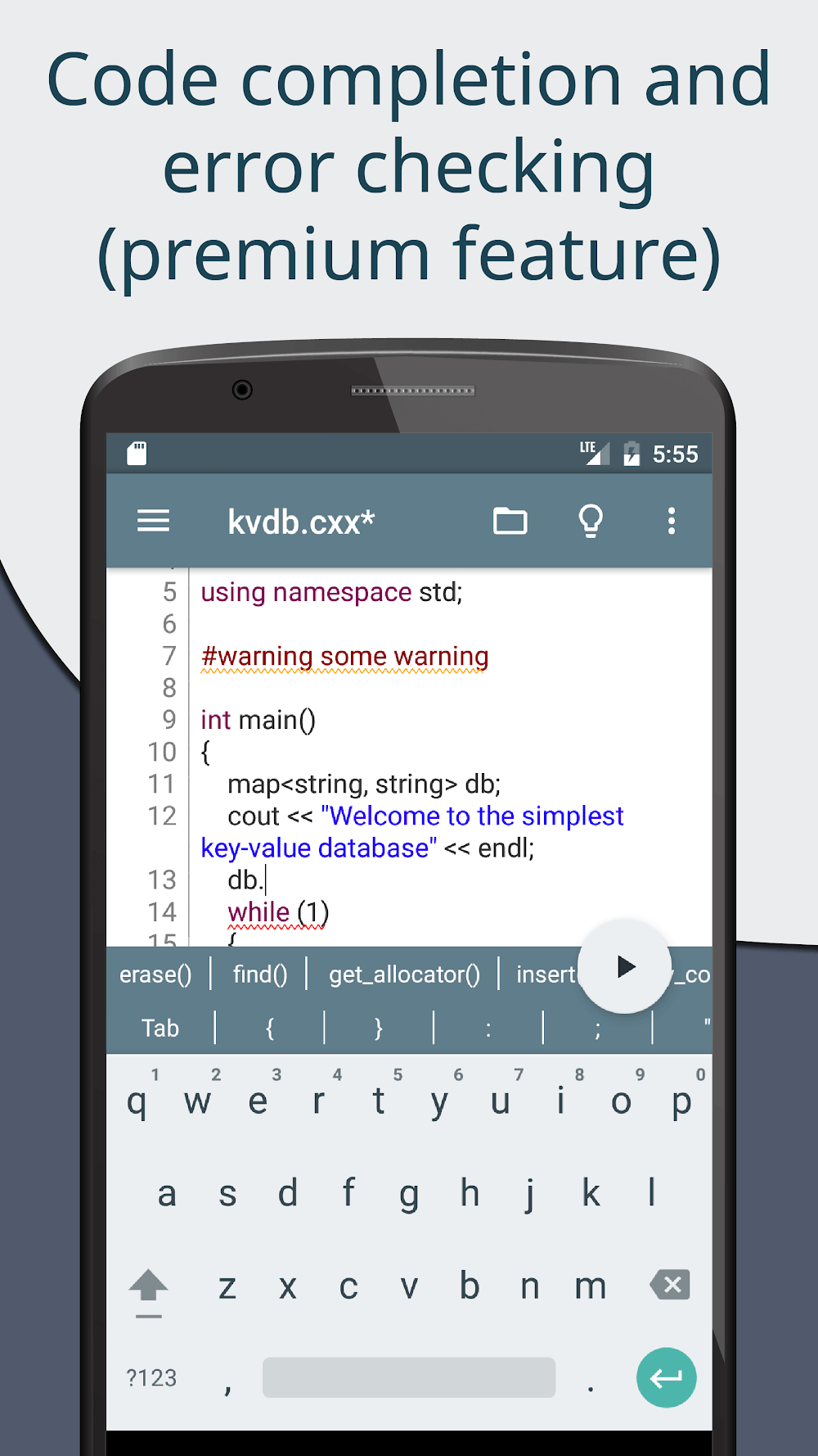 Cxxdroid screenshot 7