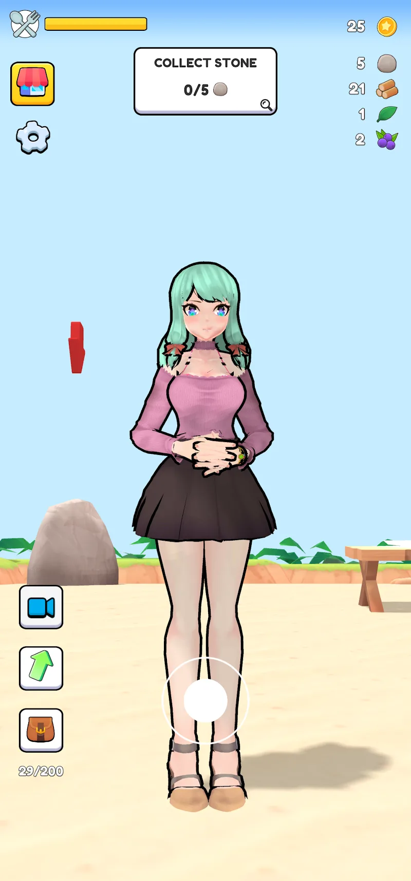 Waifu Island: Survival screenshot 2