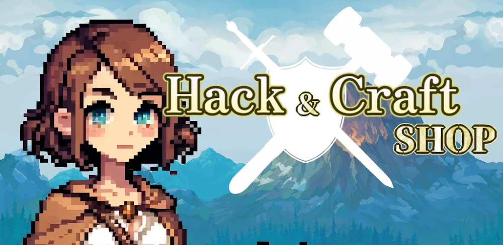 Hack & Craft Shop: Idle RPG screenshot 1
