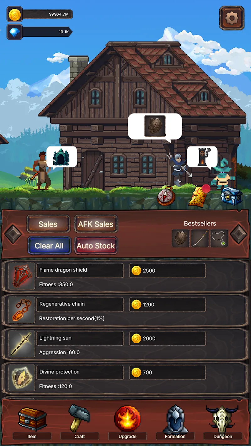 Hack & Craft Shop: Idle RPG screenshot 4