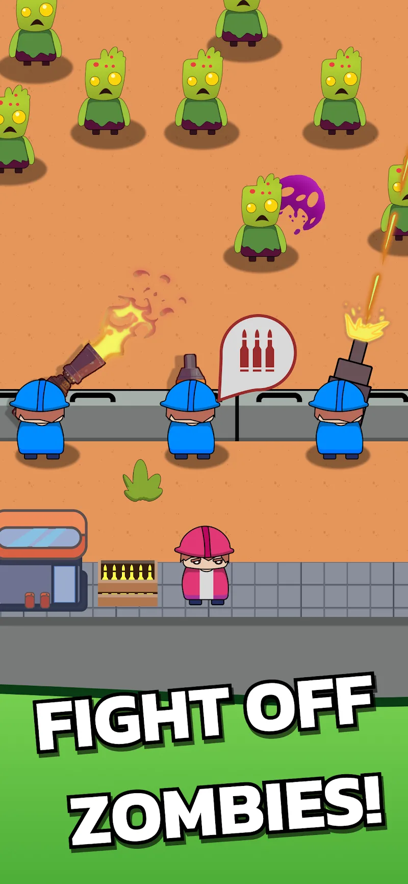 Gas Station Z: Idle Defense screenshot 2
