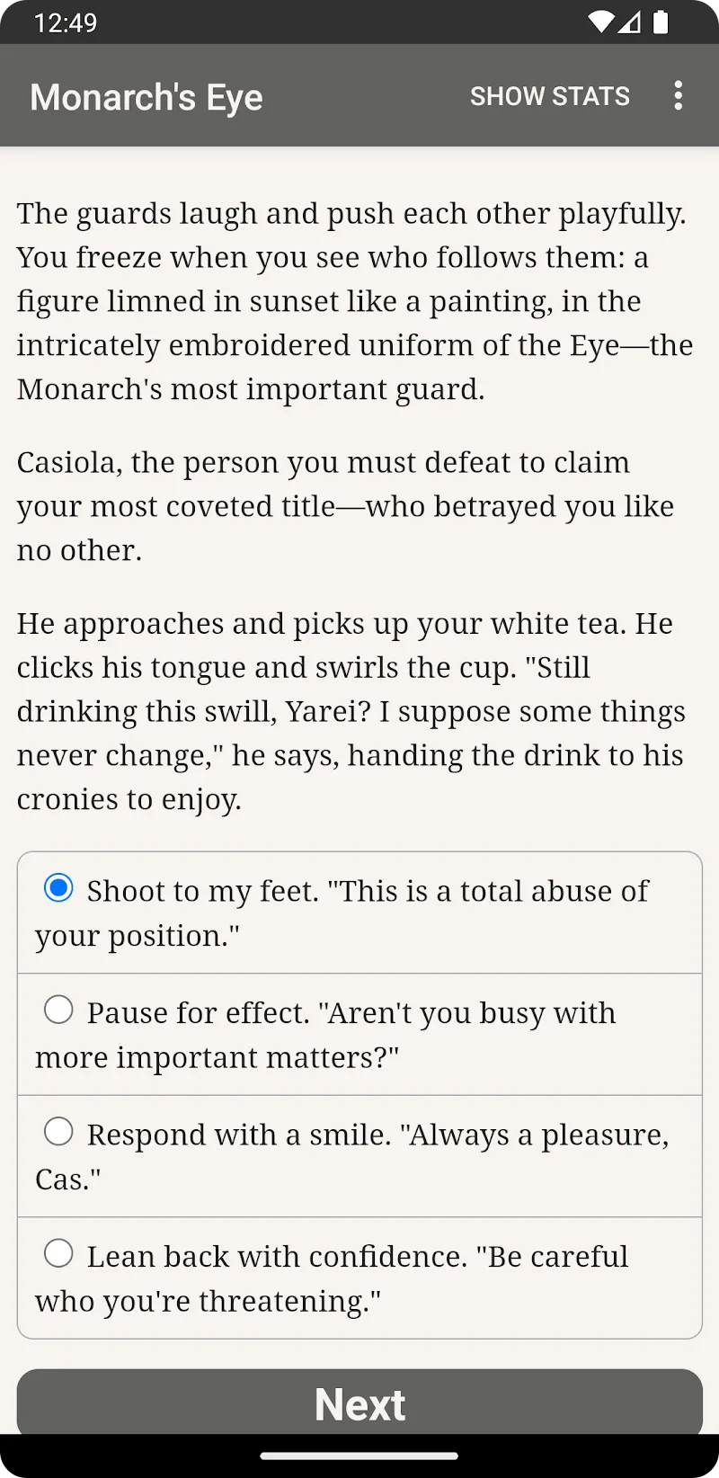 Games of the Monarch's Eye screenshot 3