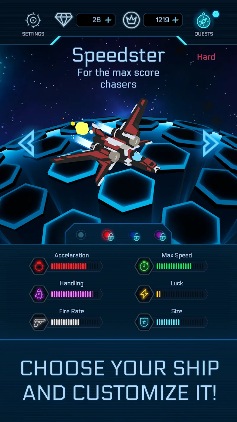 Galaxy Swirl: Hexa Endless Run screenshot 3