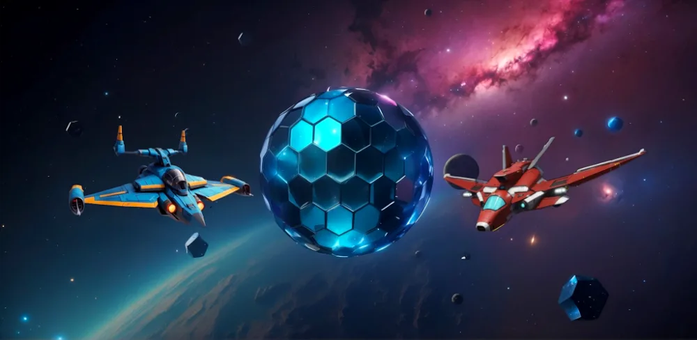 Galaxy Swirl: Hexa Endless Run screenshot 1