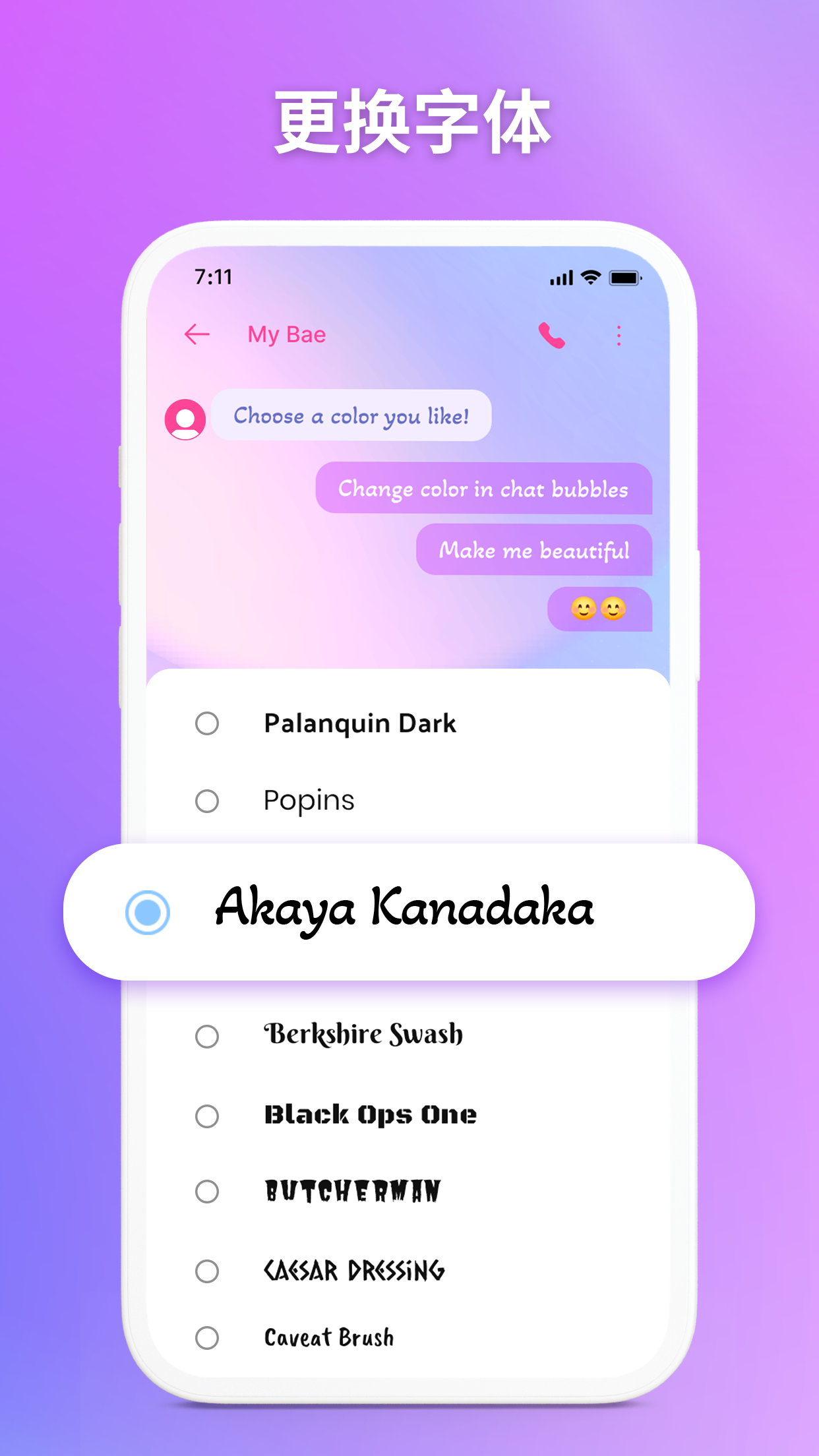 Messenger - Color SMS screenshot 2