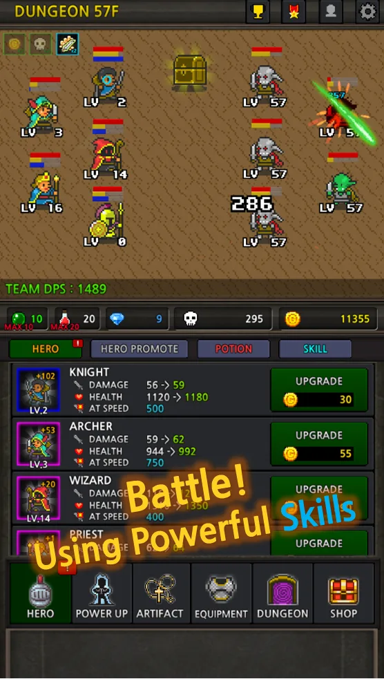 Grow Heroes VIP: Idle Rpg screenshot 2