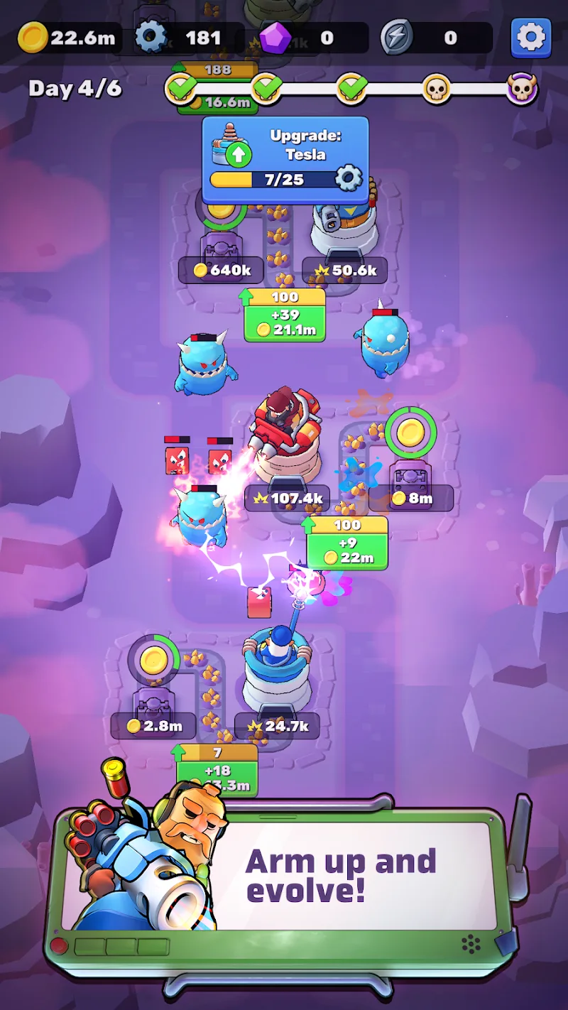 Greedy Defender: Idle Defense screenshot 4