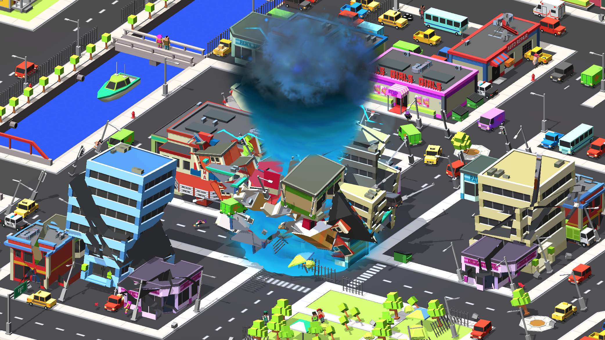 Holein Tornado io eating game screenshot 5