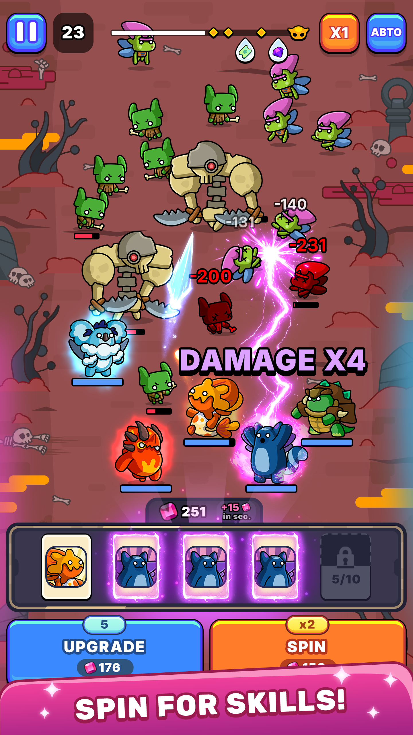 Roll & Wall: Idle Roguelike TD screenshot 3