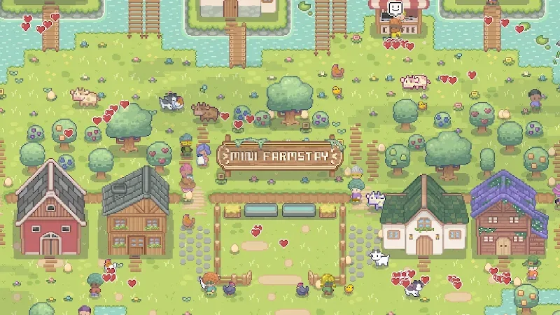 Mini Farmstay: Pixel Farm screenshot 2