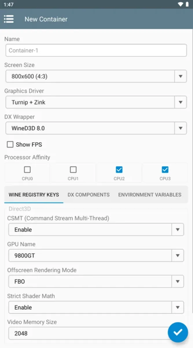 Winlator screenshot 2