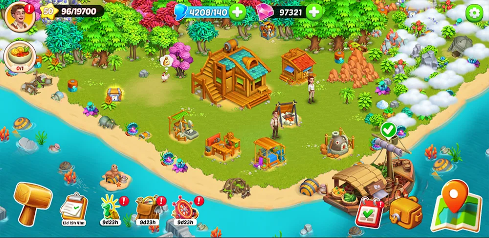 Golden Island: Survivors Farm screenshot 1