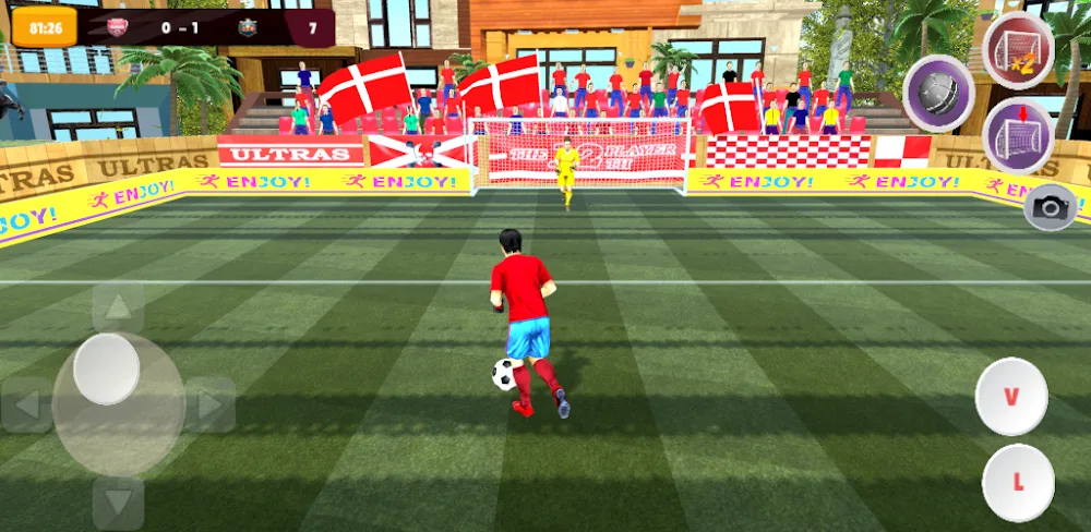 Football Goalie Wars Online screenshot 1