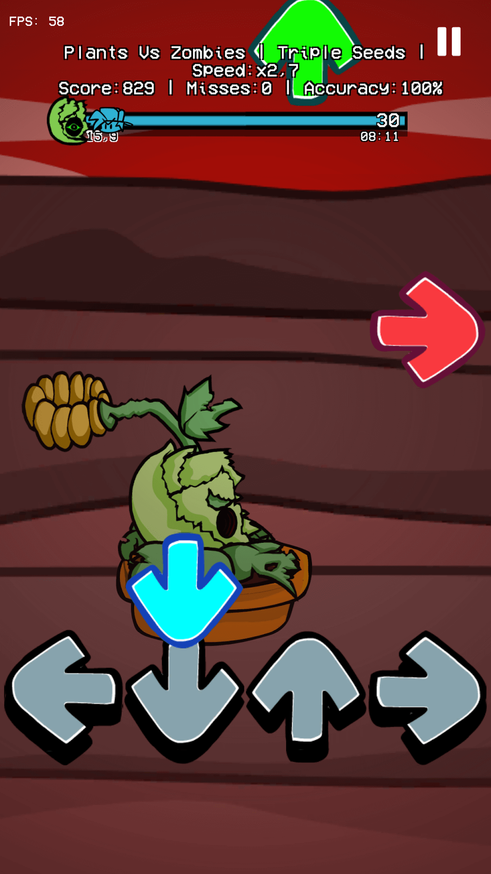 FNF Plants vs Rap Funkers gameplay screenshot 5