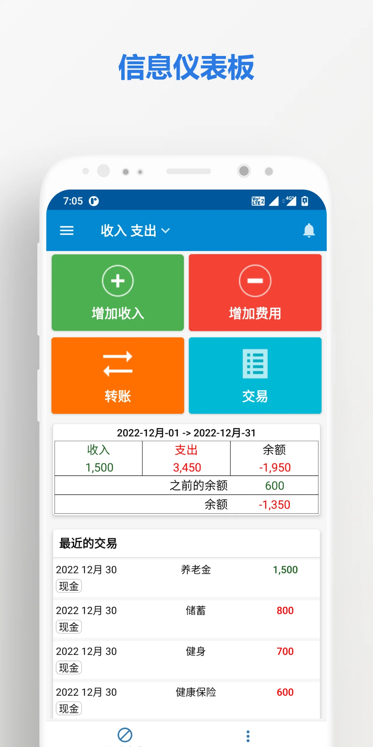 Income Expense - daily expenses screenshot 1