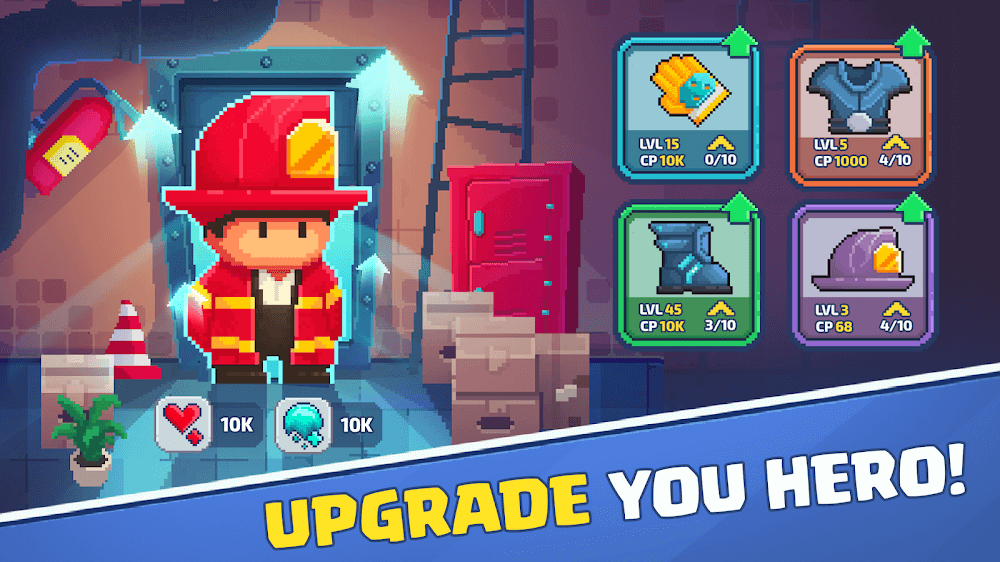 Firefighter: Pixel Shooter screenshot 6