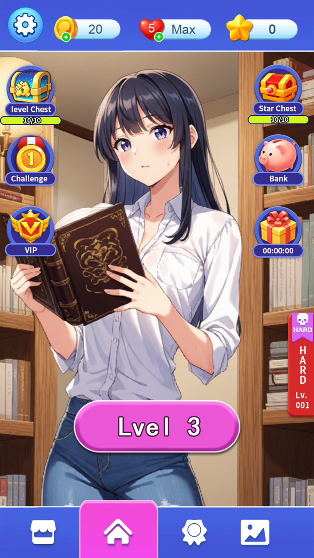 Flower Match: Anime Game screenshot 5