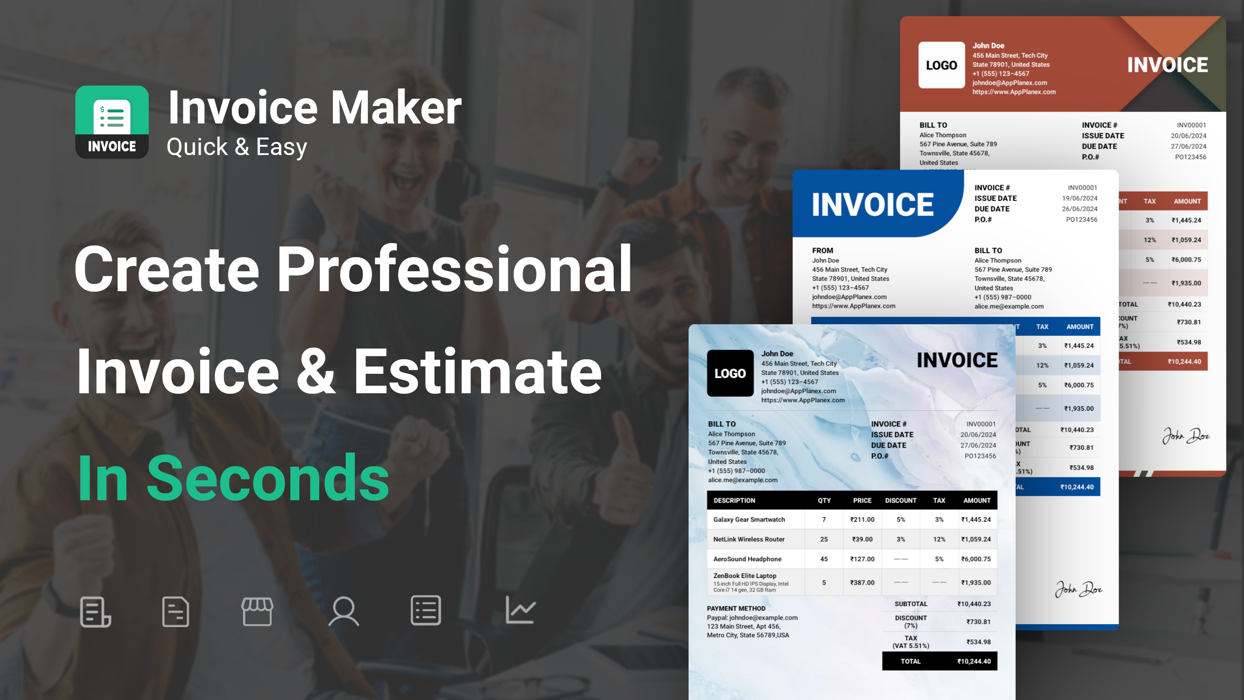 Invoice Maker: Quick & Easy screenshot 5