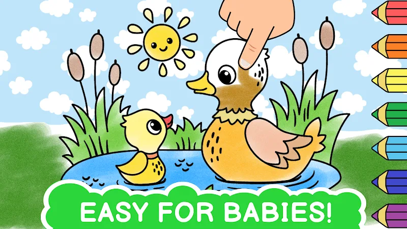 Easy coloring book for kids screenshot 2