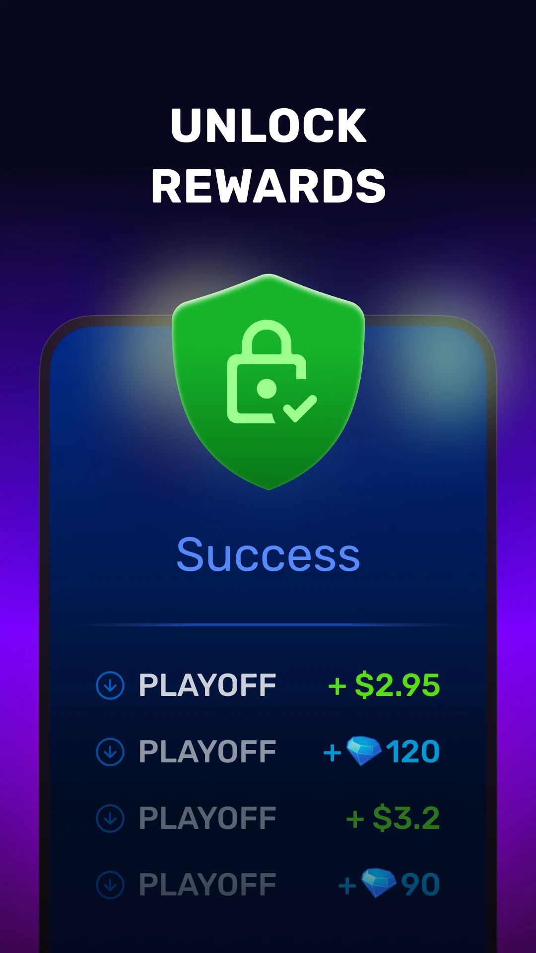 Playoff: Play & Earn Rewards screenshot 1
