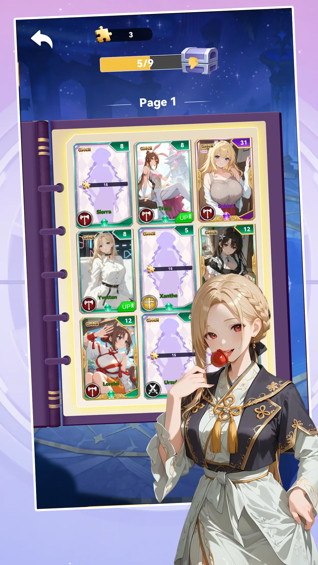 Stellar Deck: Maidens of Fate screenshot 3