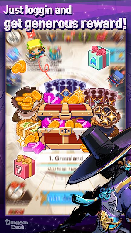 Dungeon Cube: Dot Hero Defense screenshot 4