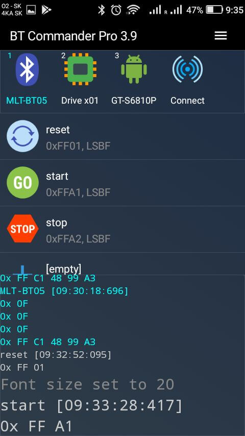 Bluetooth Commander Pro screenshot 3