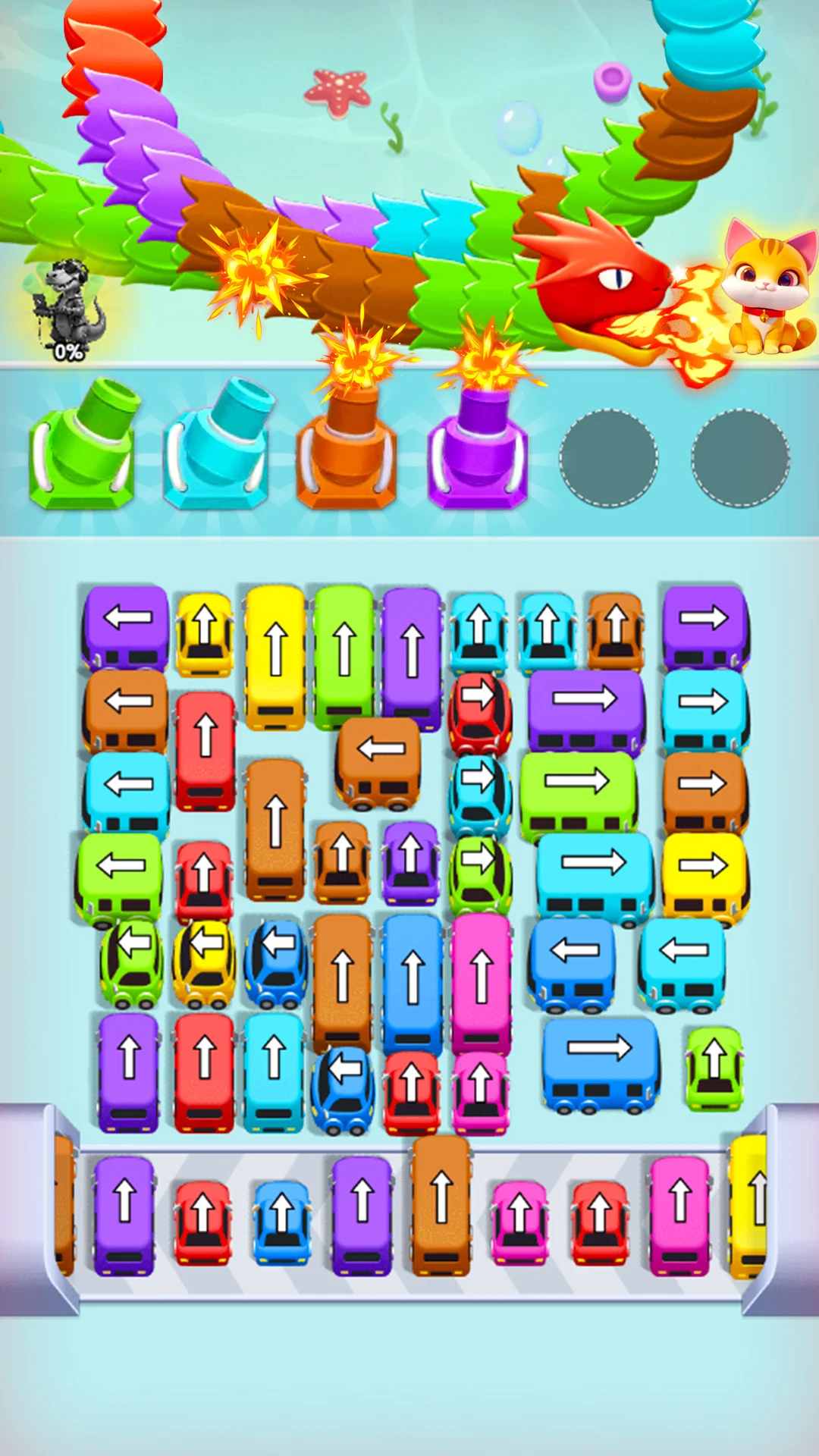 Cat Defenders: Shelling Snake screenshot 1
