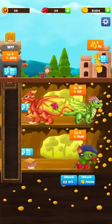 Dragon Paradise City Idle screenshot 5