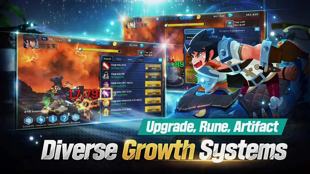 Dragon Knights Idle gameplay screenshot 3