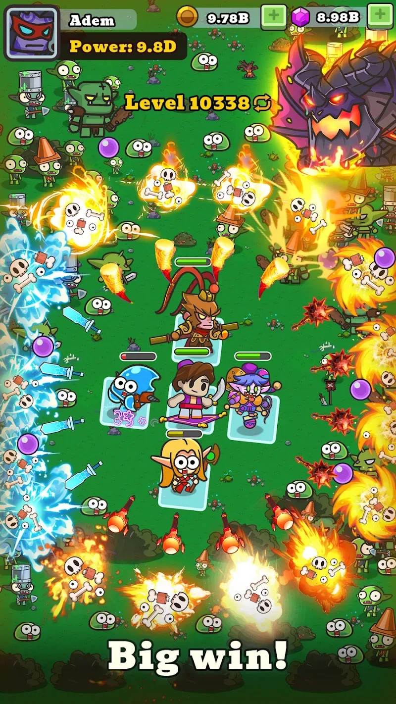 Epic Slime Heroes: Idle RPG screenshot 2