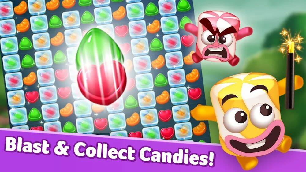 Lollipop & Marshmallow Match3 screenshot 2