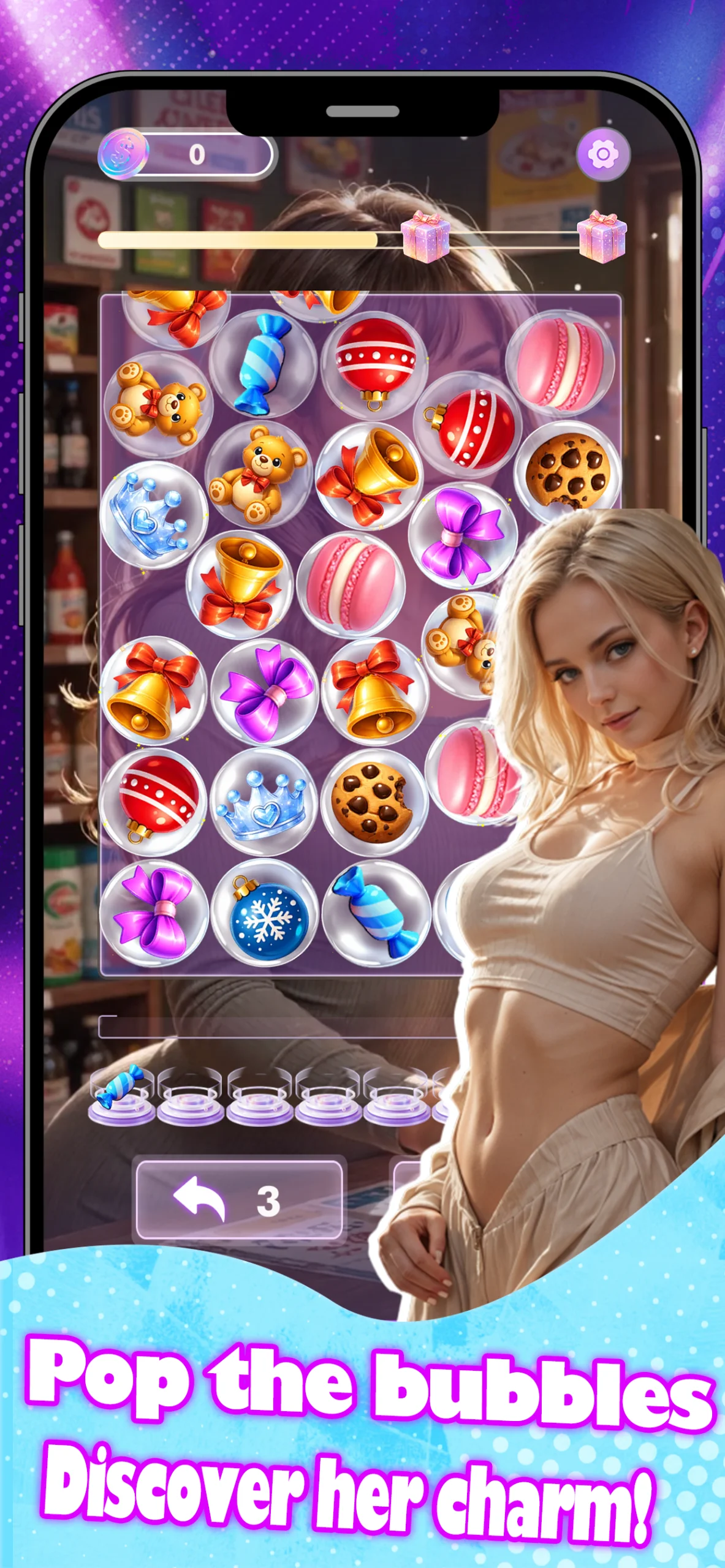 Heartthrob Bubble Match screenshot 2