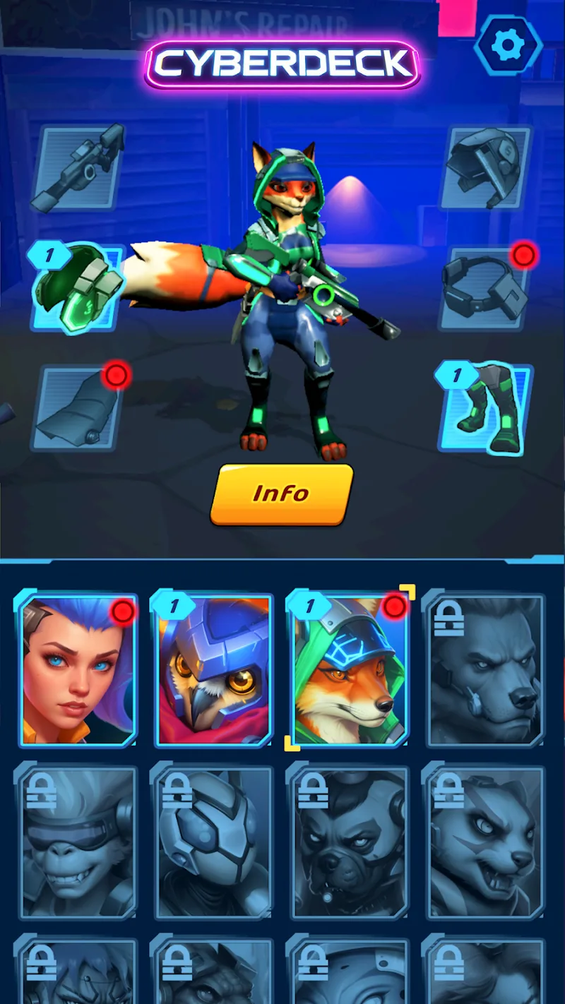 Cyberdeck: RPG Card Battle screenshot 4