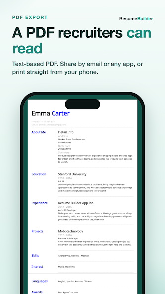 Resume Builder - CV Maker App screenshot 3