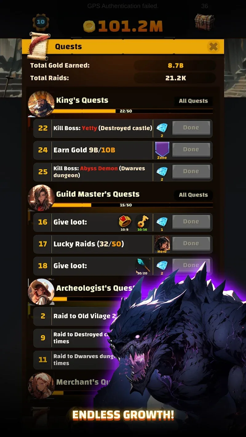 Dice Mastery: Idle Raiders screenshot 6