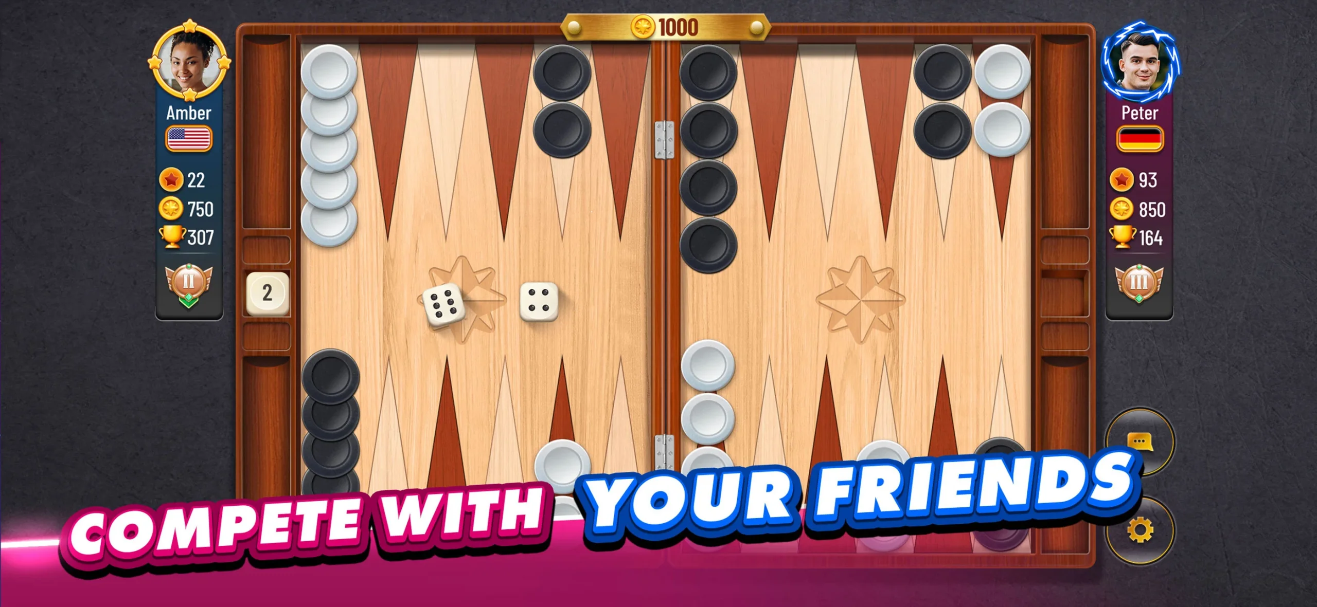 Backgammon Plus - Board Game display 2