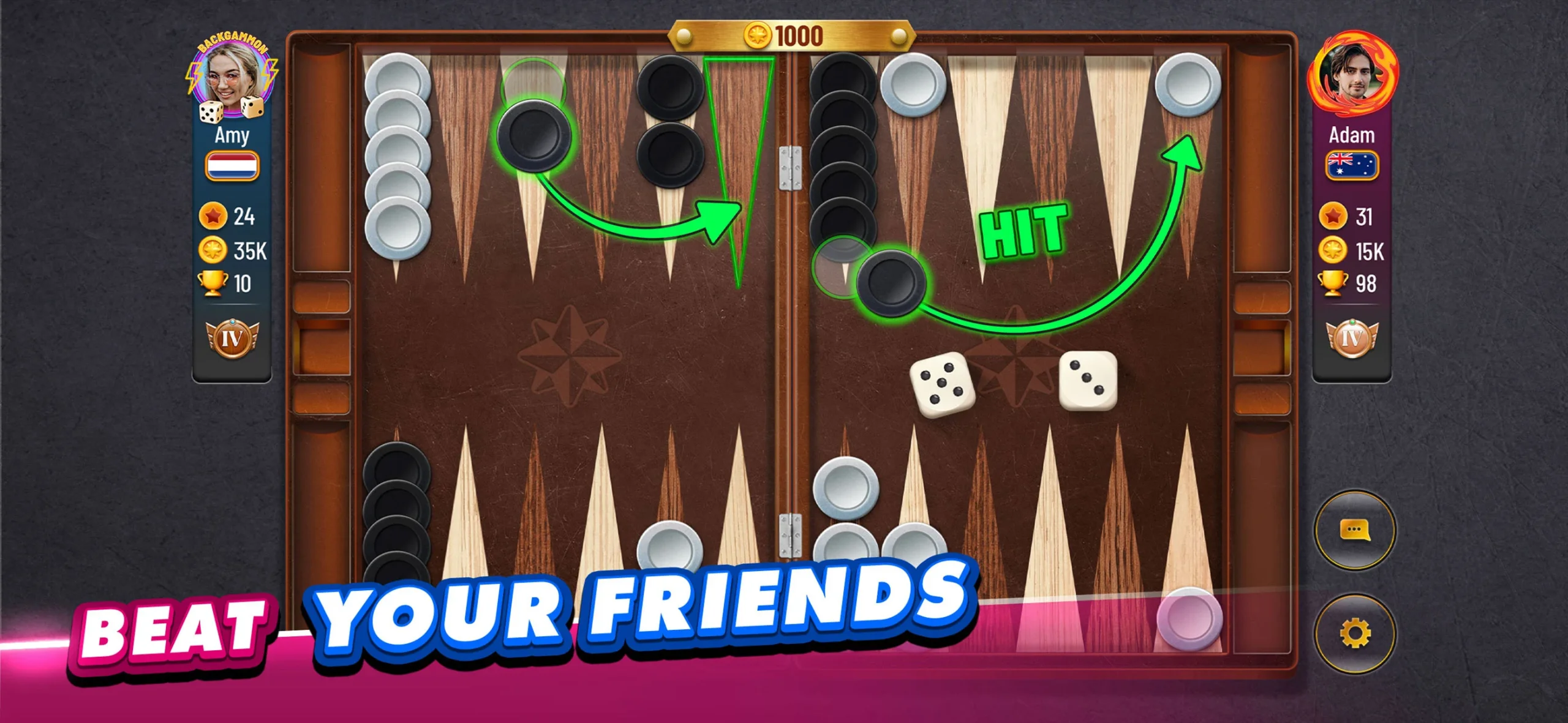 Backgammon Plus - Board Game display 5