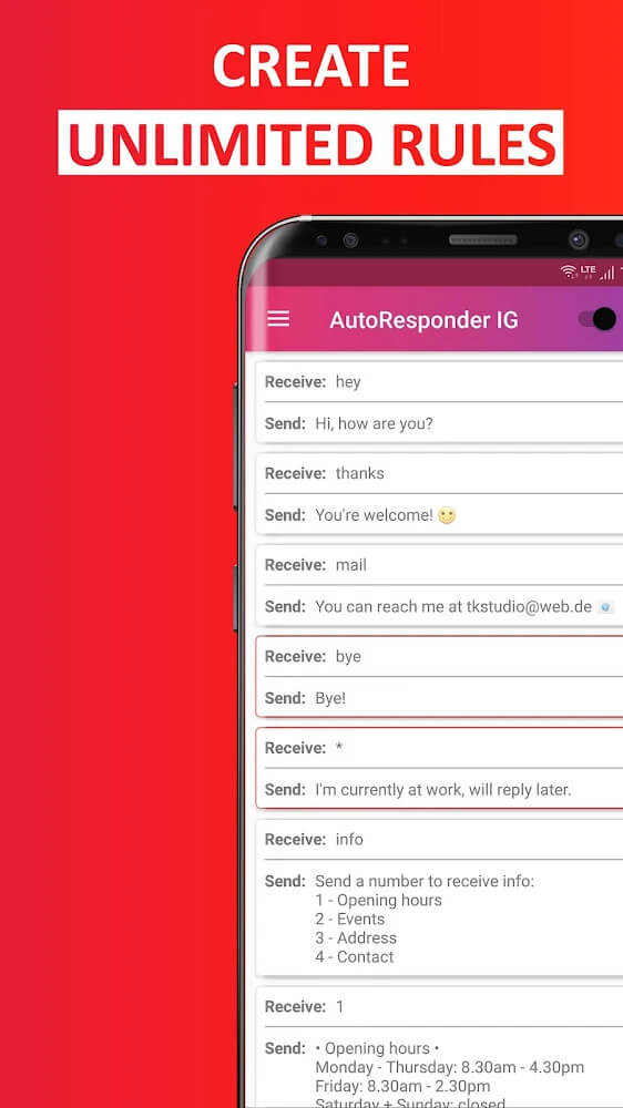 AutoResponder for IG screenshot 4