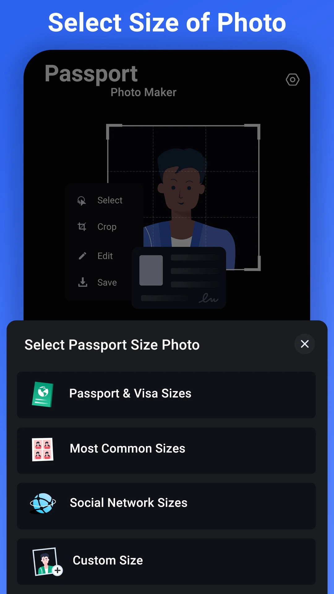 Passport Photo Maker, Photo ID screenshot 1